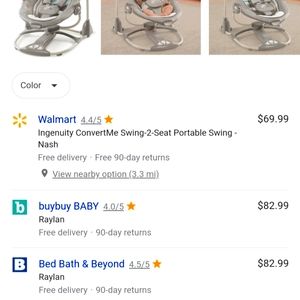 Ingenuity swing 2 portable swing